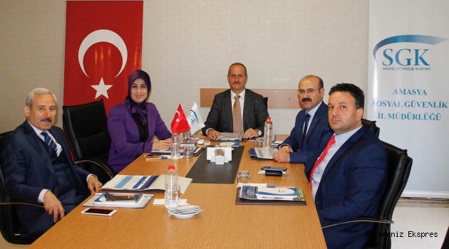 ORTA KARADENİZ SOSYAL GÜVENLİK İL MÜDÜRLÜKLERİ KOORDİNASYON TOPLANTISI” AMASYA’DA GERÇEKLEŞTİRİLDİ