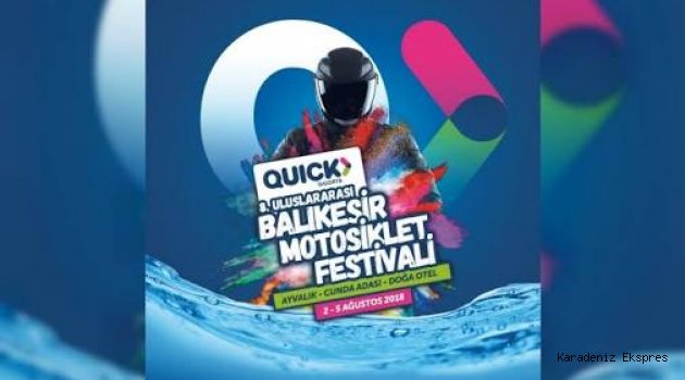 Quick Sigorta, 8. Uluslararası Balıkesir Motosiklet Festivali'nin ana sponsoru