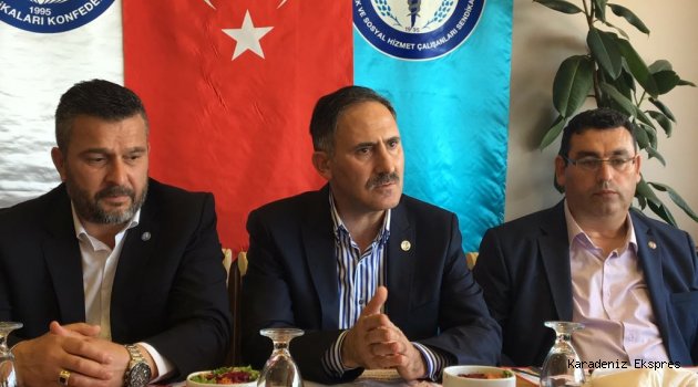 Sağlık-Sen Genel Başkan Vekili Durmuş, Zonguldak'ta