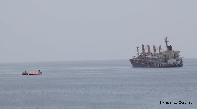 Samsun açıklarında batan gemi