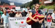 Ayder Yaylası'nda tulum eşliğinde yürüdüler