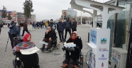CK Enerji'den Taksim'e akülü sandalye şarj istasyonu