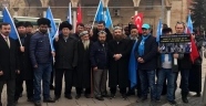 Doğu Türkistan için yürüyen grup Düzce'de