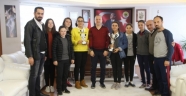 Emür, genç sporcuları konuk etti