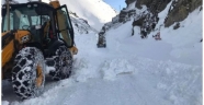 Gümüşhane'de çığ düşen yol ulaşıma açıldı