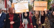 Kadına şiddete karşı yaylada yürüdüler