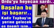 Kadir Topbaş’ın yerine Ordu’lu bir isim..