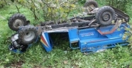Ordu'da tarım aracı devrildi: 1 ölü