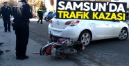 Samsun'da trafik kazası: 1 yaralı