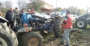 Sinop'ta traktör devrildi: 1 ölü, 1 yaralı