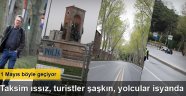 Taksim’de turistlere ‘bariyer’ engeli