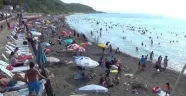 Zonguldak sahillerinde bayram tatili yoğunluğu