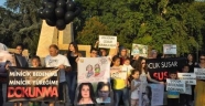 Zonguldak'ta Eylül ve Leyla için gökyüzüne siyah balon bırakıldı