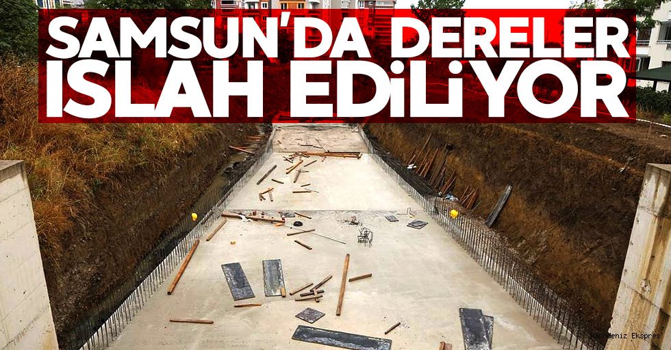 Taşkın riski taşıyan dereler ıslah ediliyor