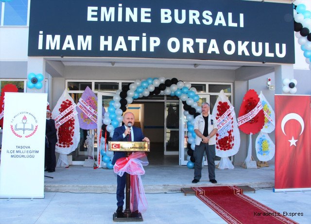 Taşova Emine Bursalı İmam Hatip Ortaokulu açılışı