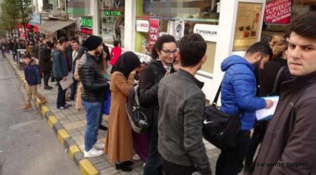  Trabzon'da 222 kişilik kadroya 5 bin kişi başvurdu