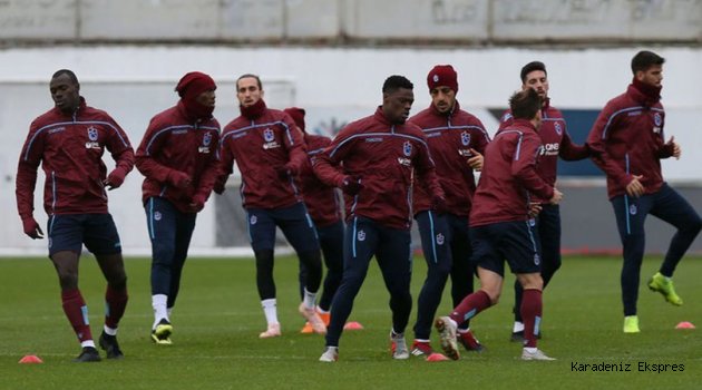 Trabzonspor, Atiker Konyaspor maçı hazırlıklarını tamamladı