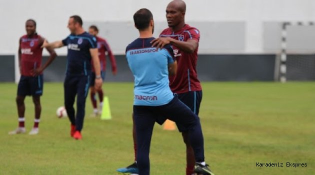 Trabzonspor, Aytemiz Alanyaspor maçı hazırlıklarını sürdürdü