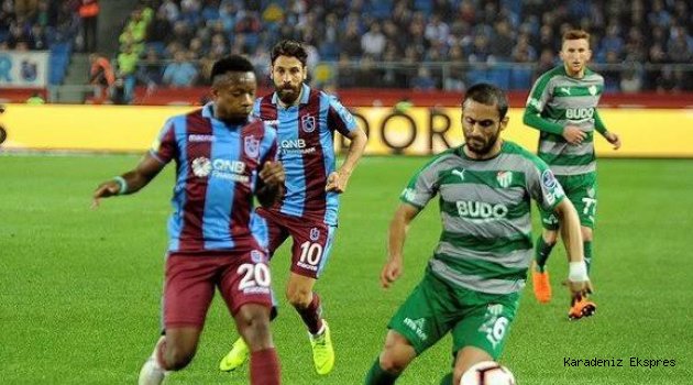 Trabzonspor Bursaspor ile berabere kaldı
