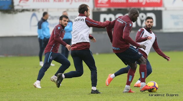 Trabzonspor, Fenerbahçe maçı hazırlıklarını aralıksız sürdürüyor
