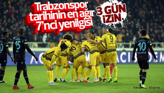 Trabzonspor tarihinin en ağır 7. yenilgisi