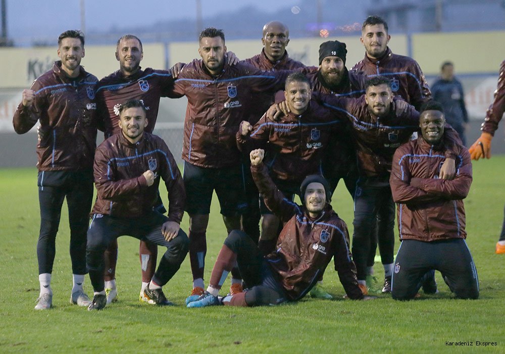 Trabzonspor'un Fenerbahçe maçı hazırlıkları devam ediyor
