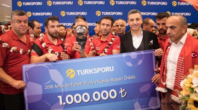Turkcell’den Ampute Futbol Milli Takımı’na 1 milyon TL ödül