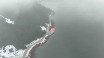 Abant Gölü Milli Parkı’nın kuş bakışı güzelliği