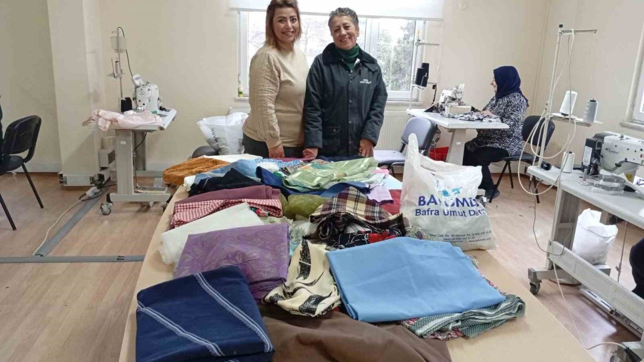 ADEM kursiyerlerine malzeme desteği