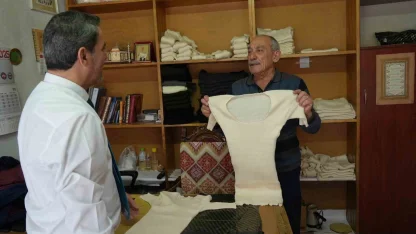 Asırlardır üretilen Kastamonu fanilasına kış günlerinde yoğun ilgi