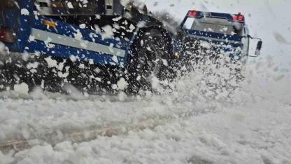 Bartın’da kar yağışı etkisini sürdürüyor