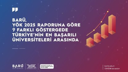 BARÜ, 9 farklı göstergede Türkiye’nin en başarılı üniversiteleri arasında