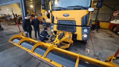 Başiskele’de karla mücadele ekipleri çalışmalarını tamamladı