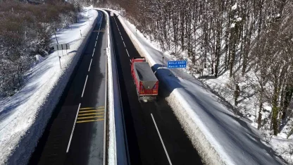 Bolu Dağı’nda kartpostallık görüntüler