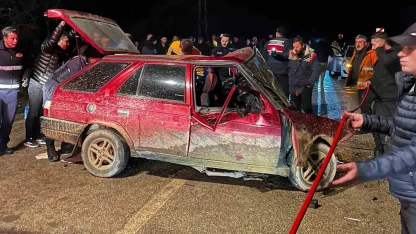 Bolu’da Abant yolunda feci kaza: 1’i ağır 6 yaralı