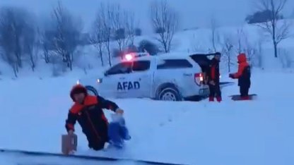 Bolu’da Gerede-Samsun yolu çift şeritten ulaşıma kapalı