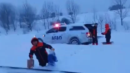 Bolu’da Gerede-Samsun yolu çift şeritten ulaşıma kapalı