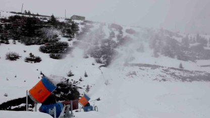 Çambaşı Kayak Merkezi’nde yapay karlama sistemi ile sezon uzatılıyor