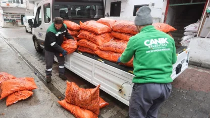 Canik Belediyesi’nden yakacak desteği