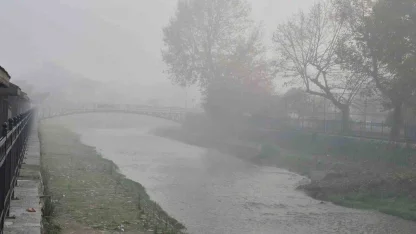 Düzce’de sis etkili oluyor