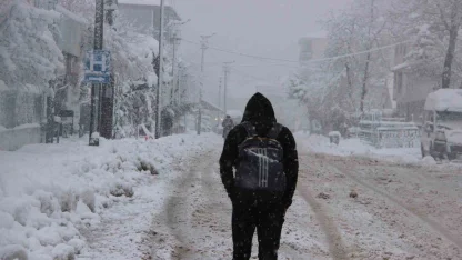 Düzce’nin Yığılca ilçesinde okullar tatil