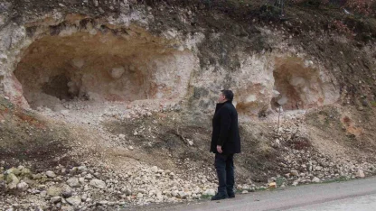 Ferhat diyarı Amasya’da pekmez için dağı deldiler, gören şaştı kaldı