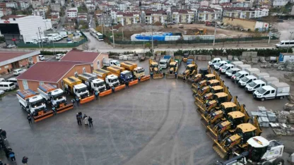 Gebze’de kar alarmı: 425 personel ve 73 araçla teyakkuzda