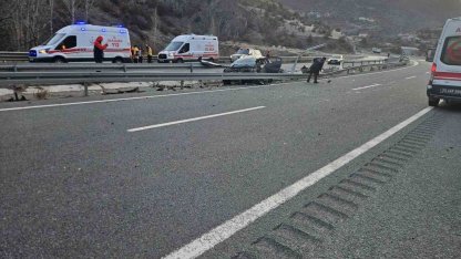 Gümüşhane’de trafik kazası: 1’i ağır 4 yaralı