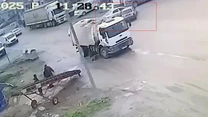 Karabük’te kaza anı ve tehlikeli yolculuk kameraya yansıdı