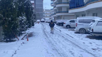 Kastamonu’da kar yağışı etkili oldu