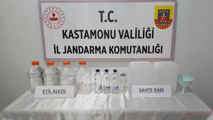 Kastamonu’da yılbaşı öncesi kaçak alkol operasyonu