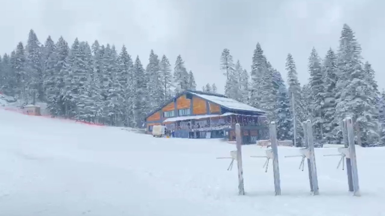 Kastamonu’nun yüksek kesimlerinde kar yağışı etkili oluyor