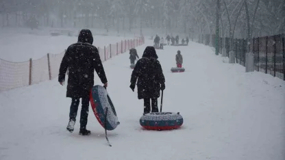 Kış turizminin gözdesi Kartepe’de kar sevinci