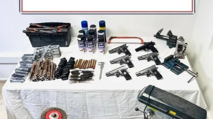 Kocaeli’de silah imalathanesine dönüştürülen adrese operasyon